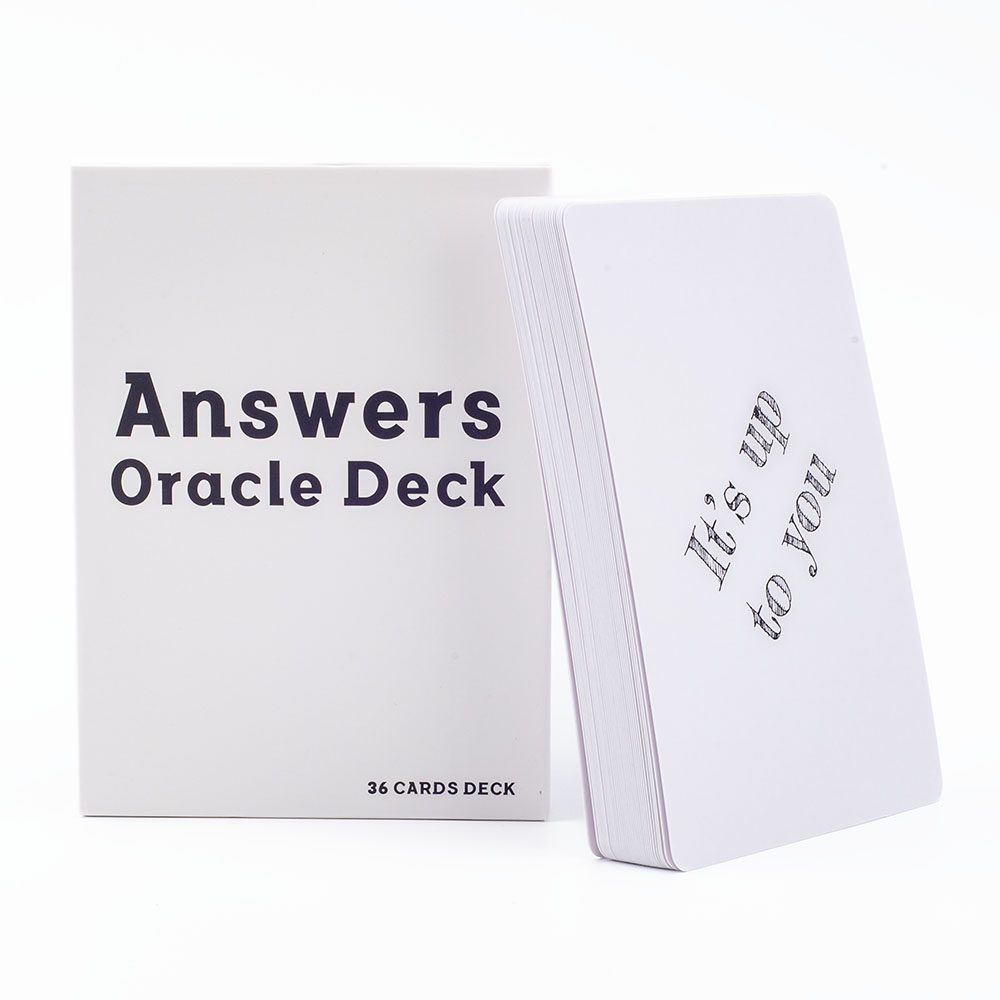 Answers Oracle Deck 36 Cards M - đánh giá và giá Tarot Cards Deck With Guidebook