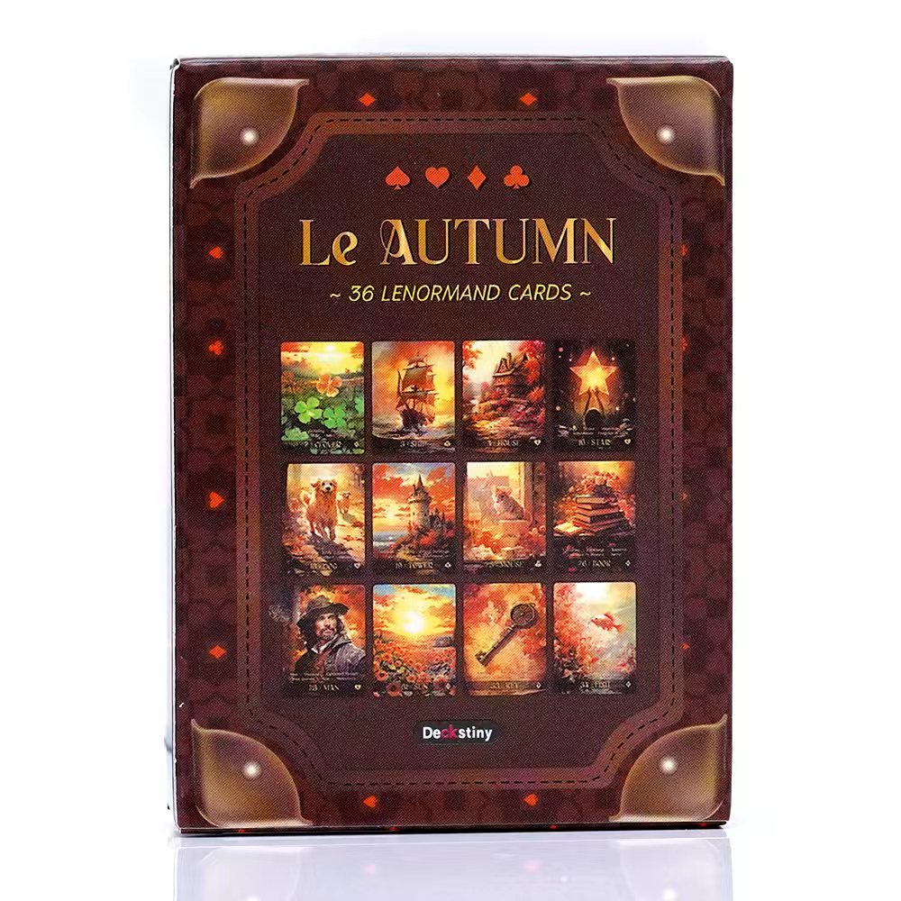 Lenormand Tarot Deck Le Autumn - đánh giá và giá Tarot Cards Deck With Guidebook
