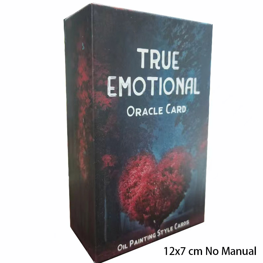 12x7 cm True Emotional Oracle  - đánh giá và giá Tarot Cards Deck With Guidebook