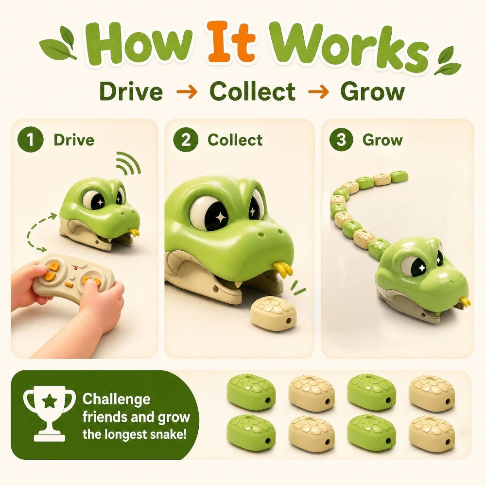 Remote Controlled Greedy Snake - đánh giá và giá Remote Control Toys