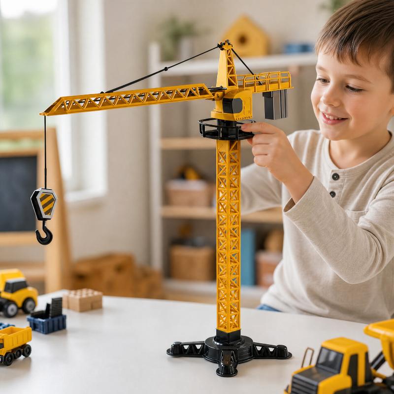 Tower Crane Toy Simulated Cons - đánh giá và giá Educational Toys